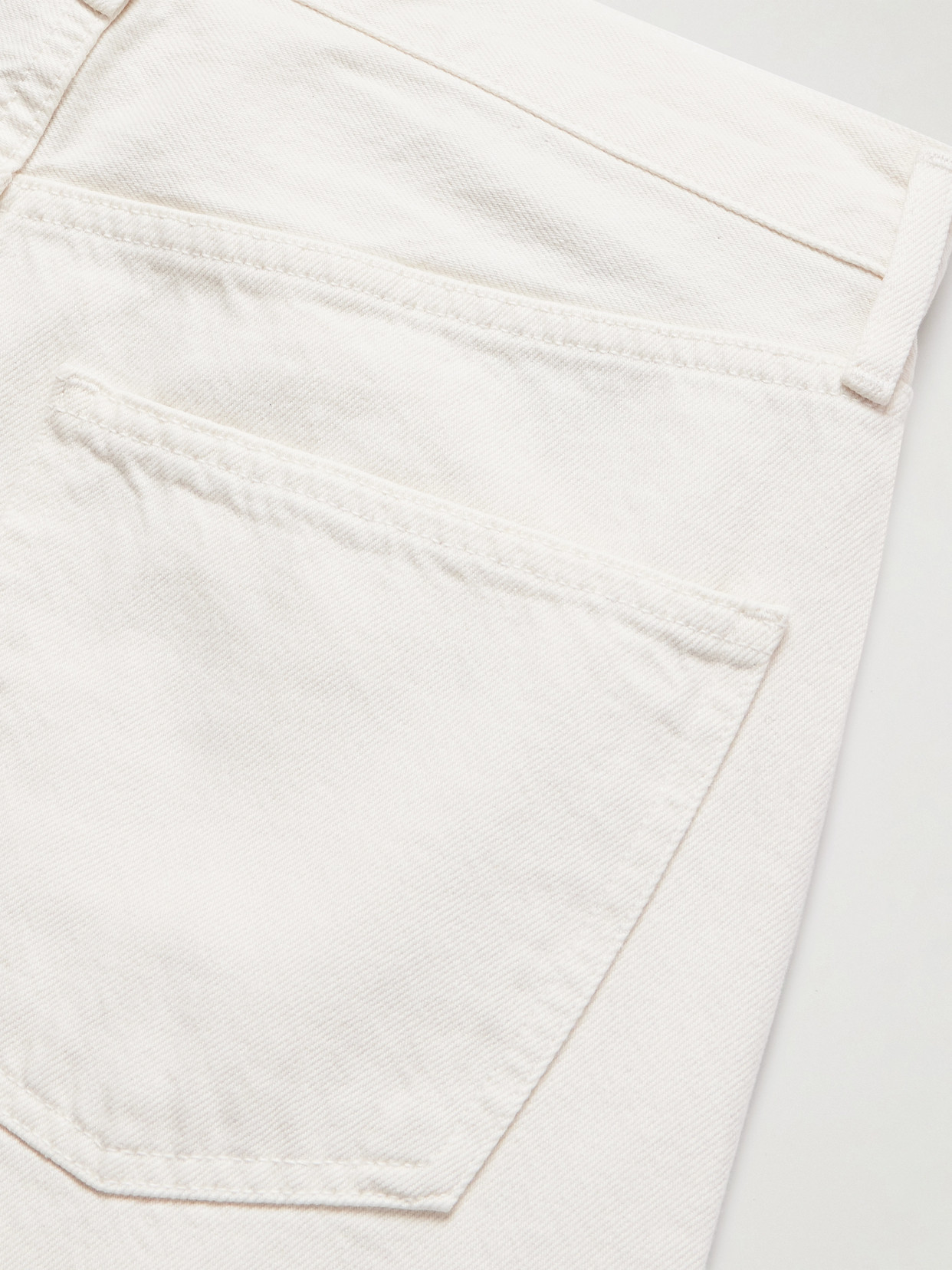 Agolde 90s Crop Mid Rise Loose Straight Jean In Element In White