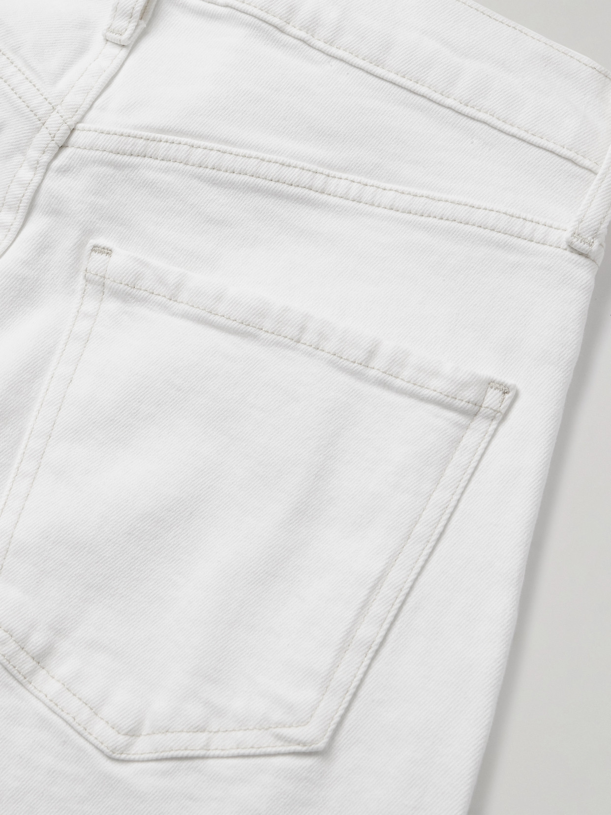 Agolde Ren High-rise Wide-leg Jeans In White