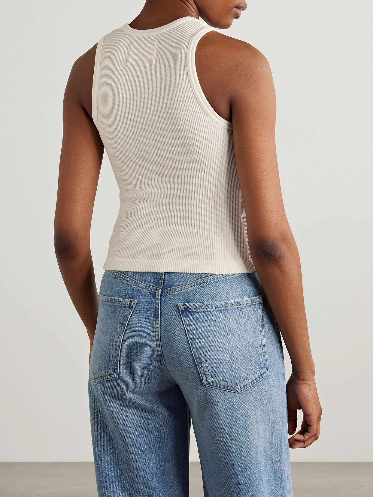 Citizen Of Humanity Citizens Of Humanity Isabel Cotton Tank Rin In Cream