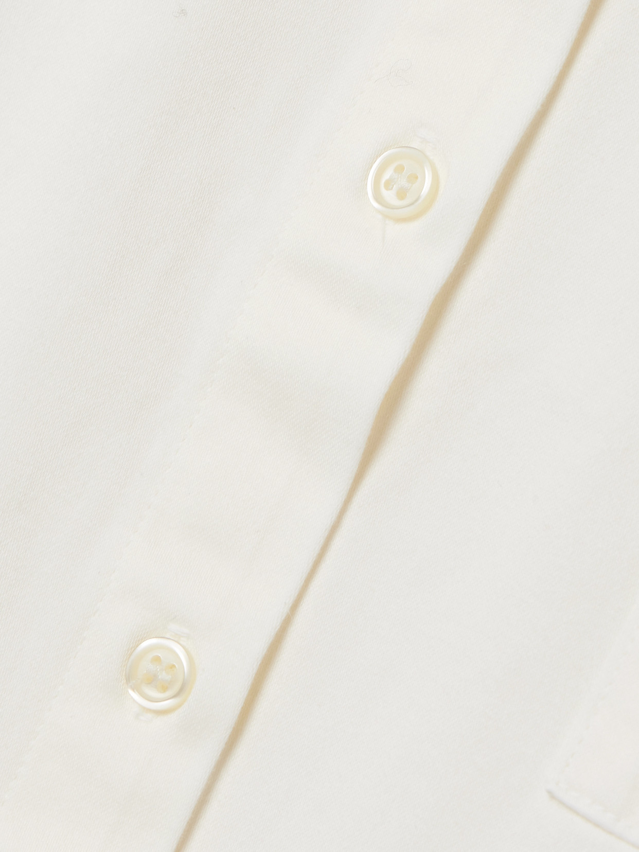 Citizen Of Humanity Claire Origami Cotton Shirt In Ivory