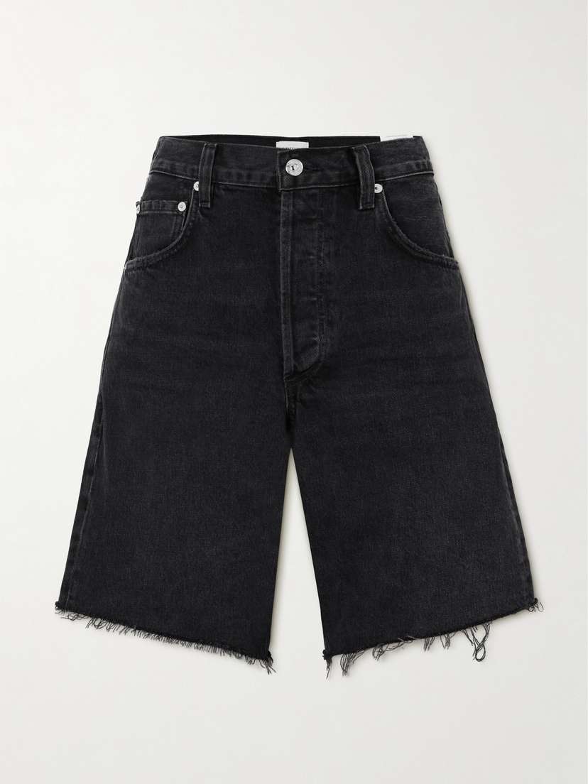 Citizens of Humanity Ayla Frayed Denim Shorts