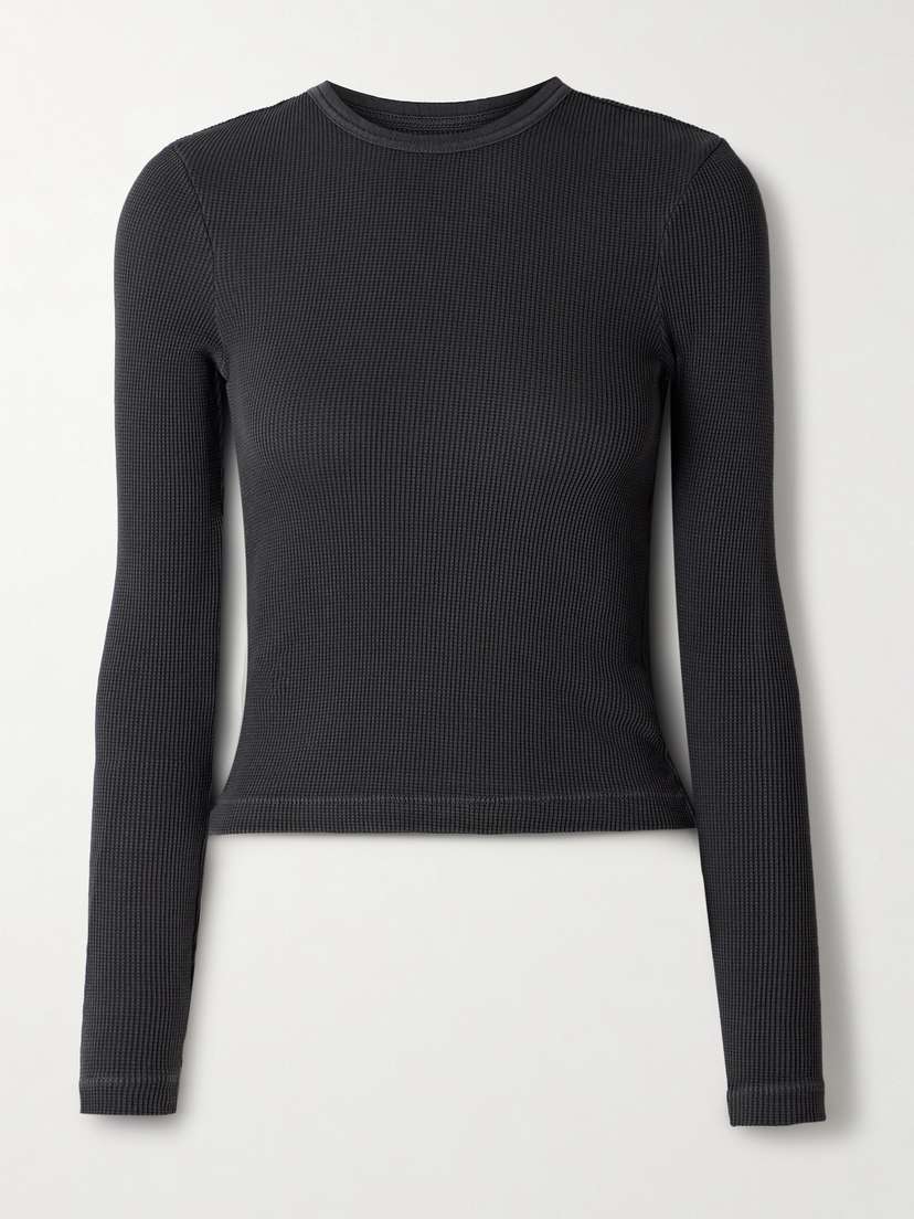 Citizens of Humanity Pilar Waffle-knit Cotton T-shirt