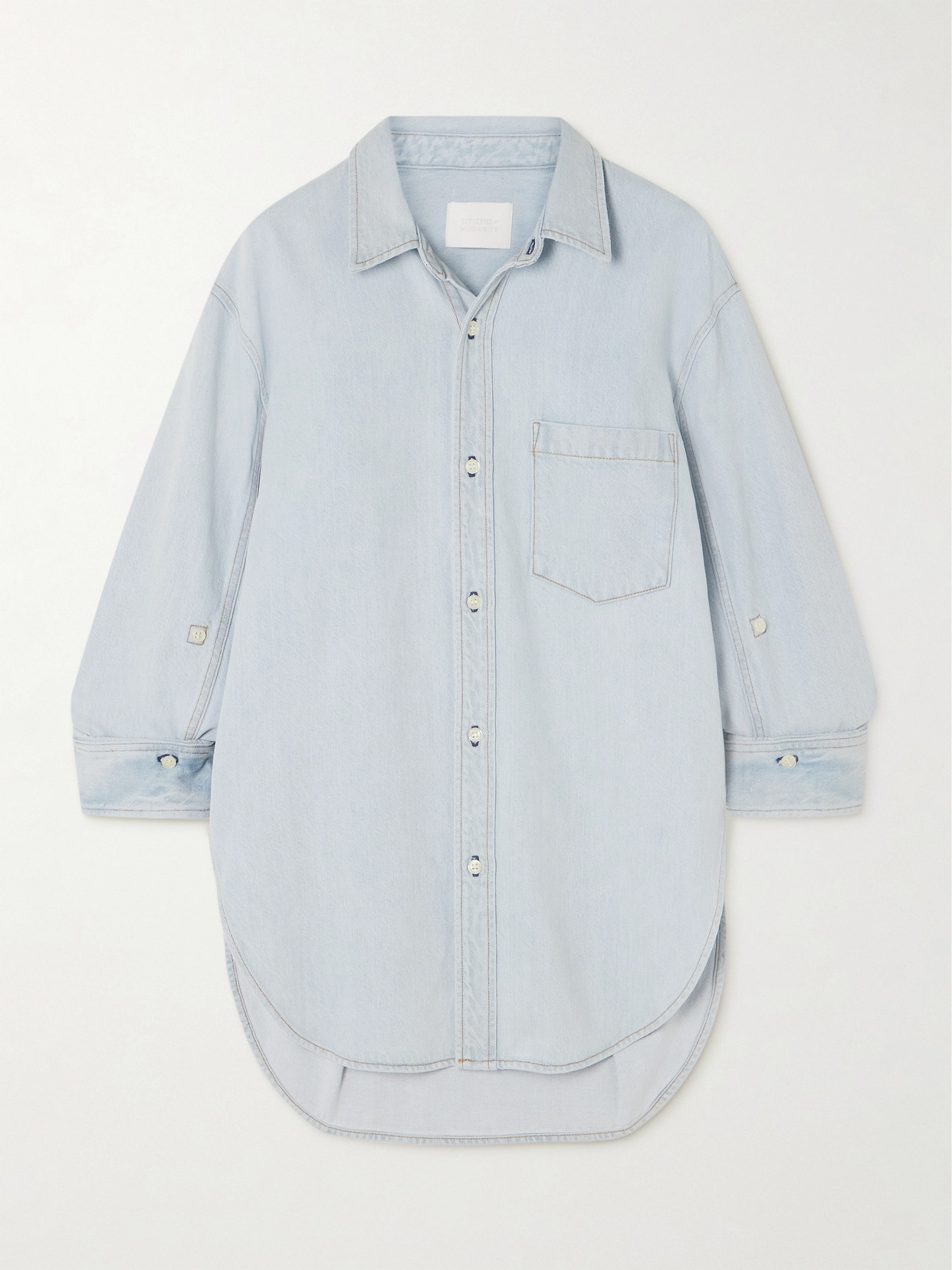 Citizens Of Humanity Kayla Denim Shirt In Blue