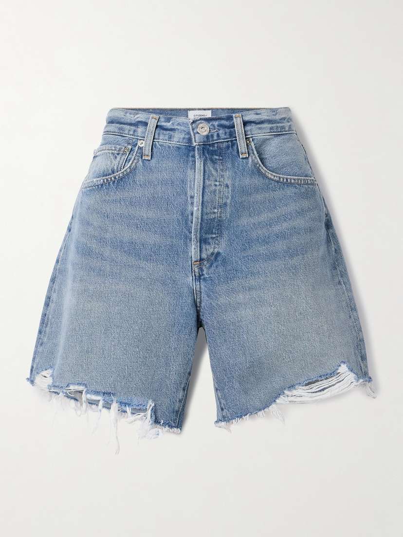 Citizens of Humanity Marlow Distressed Denim Shorts