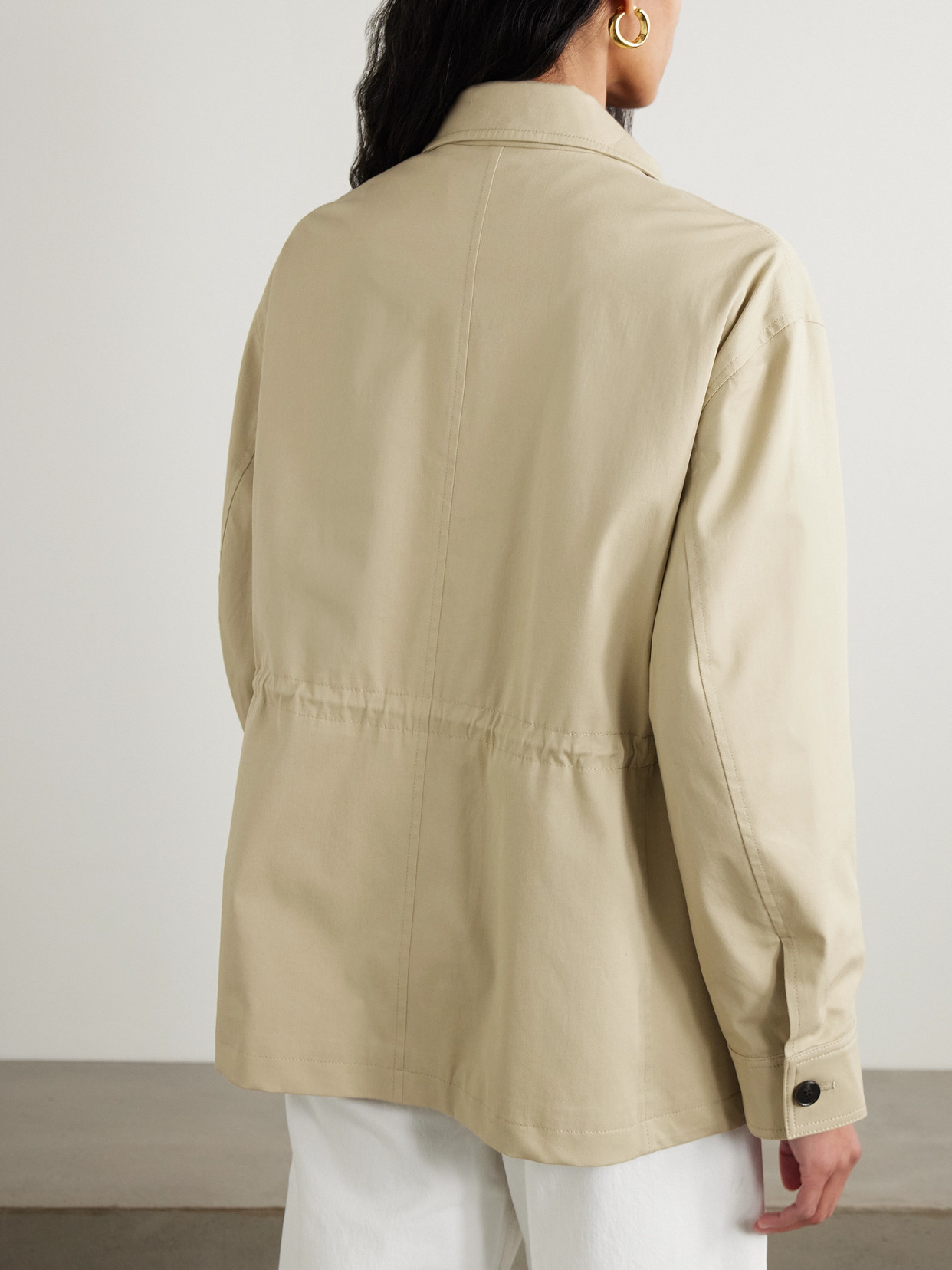 Citizens Of Humanity Paretti Cotton-blend Twill Jacket In Neutrals