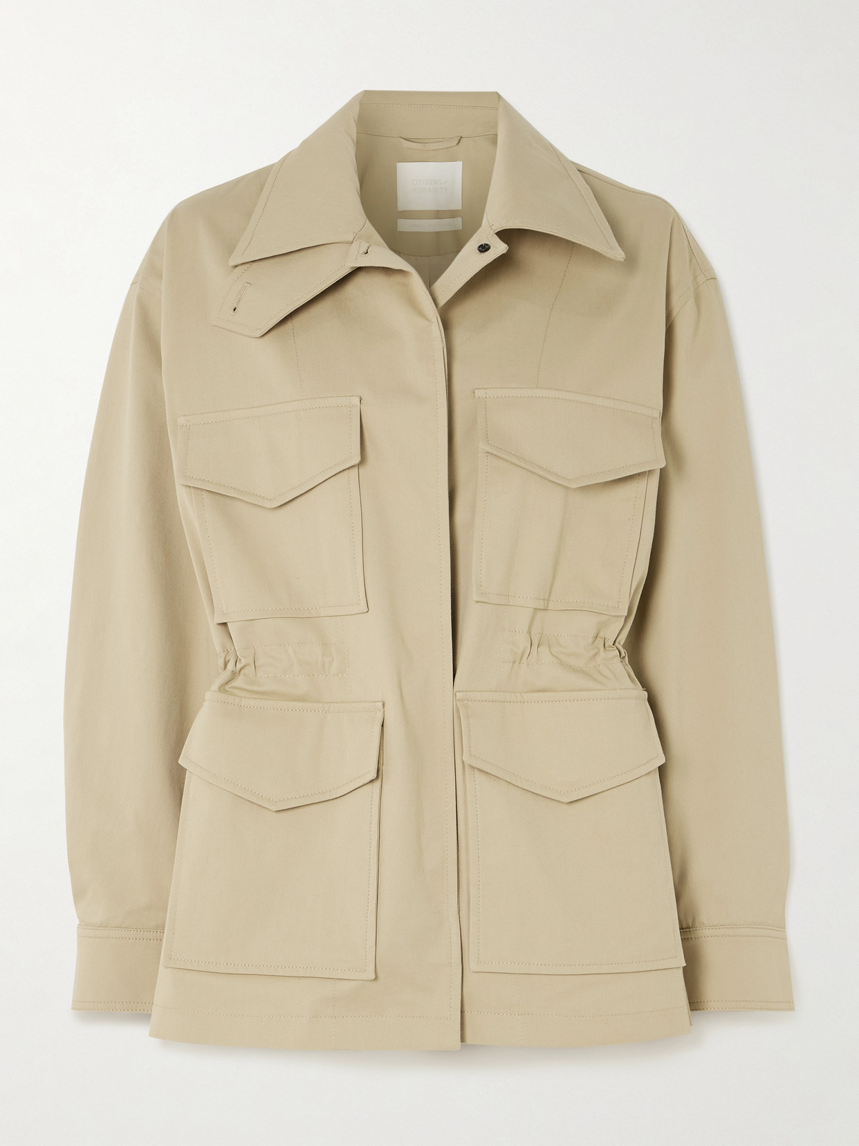 Citizens Of Humanity Paretti Cotton-blend Twill Jacket In Neutrals