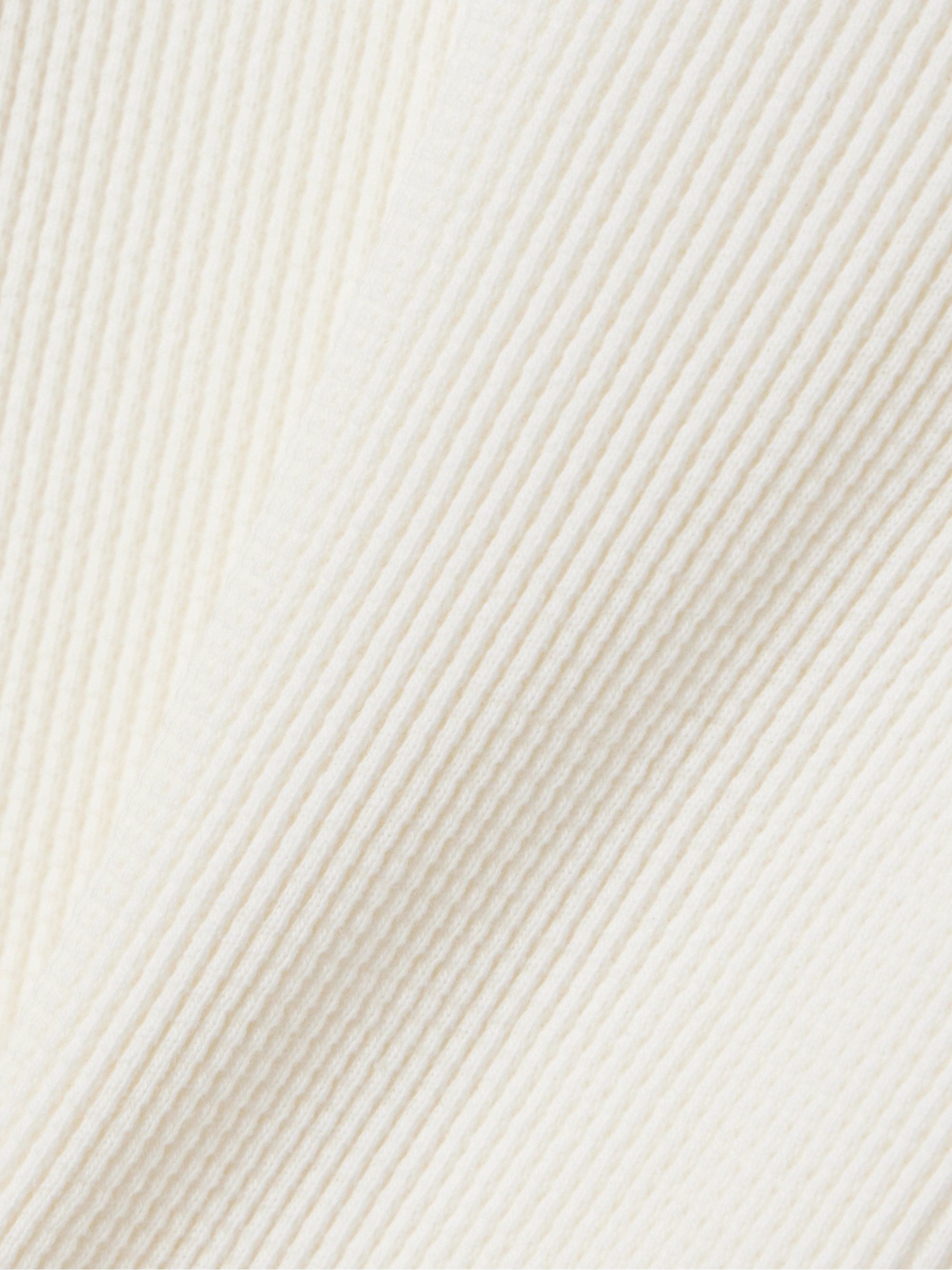 Citizens Of Humanity Pilar cropped waffle-knit cotton T-shirt