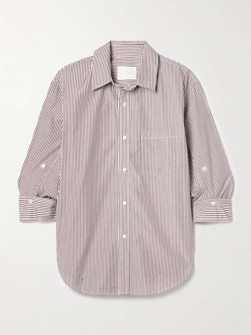 Citizens of Humanity Kayla Striped Cotton-poplin Shirt