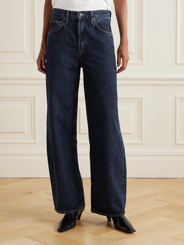 Agolde Low Curve high-rise wide-leg jeans