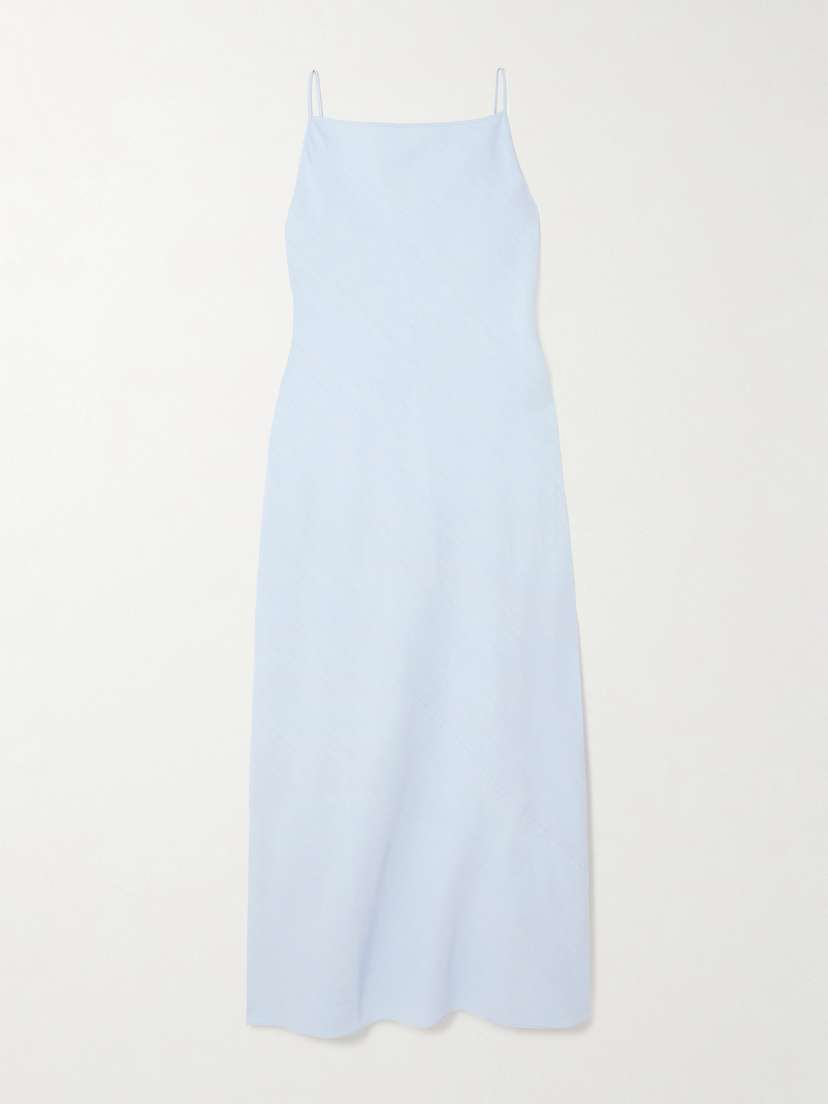 Another Tomorrow Hemp-blend Maxi Dress