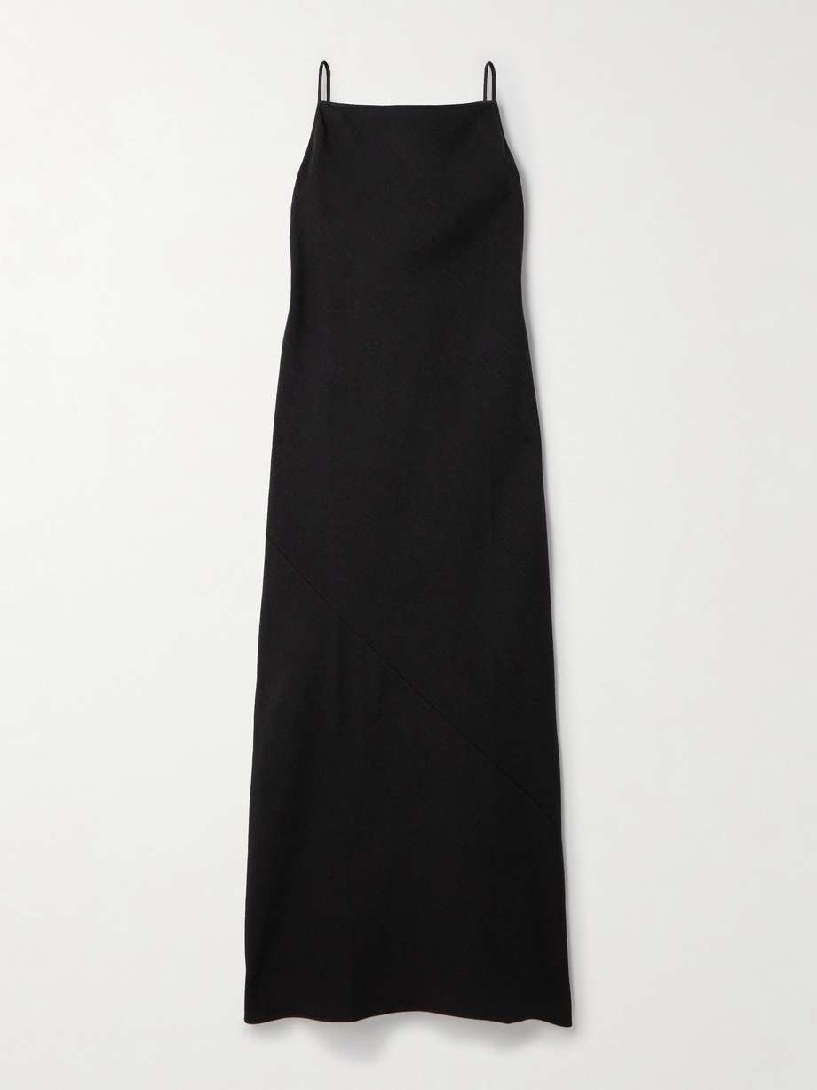 hemp-blend midi dress