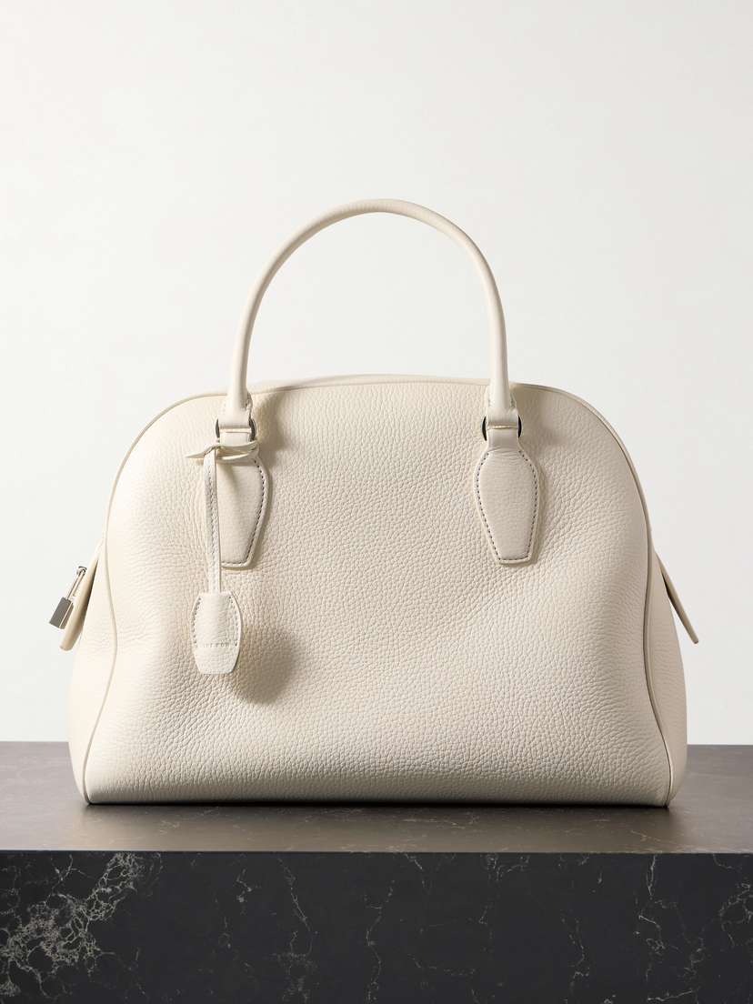 The Row India Textured-leather Tote