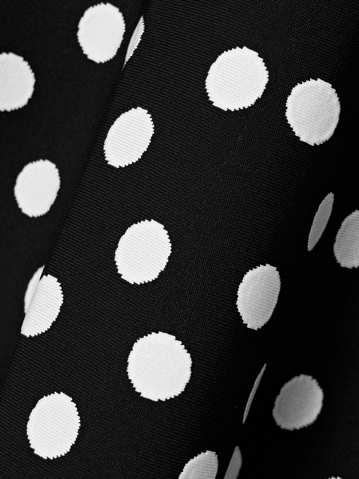 CAROLINA HERRERA POLKA-DOT JACQUARD-KNIT SKIRT