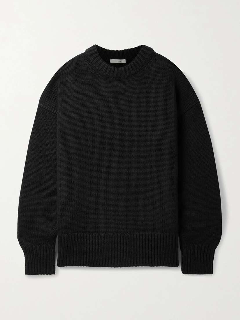 The Row Essentials Ophelia Wool And Cashmere-blend Sweater