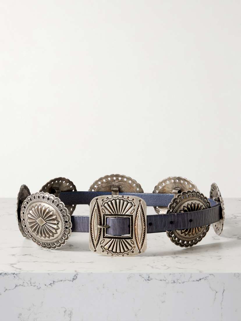 Polo Ralph Lauren Embellished Leather Belt
