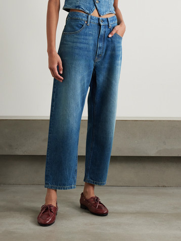 Polo Ralph Lauren Bow high-rise tapered jeans