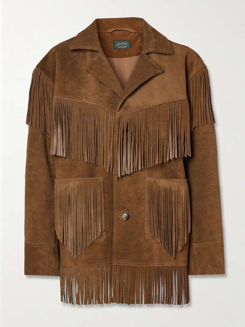 Polo Ralph Lauren Fringed Suede Jacket