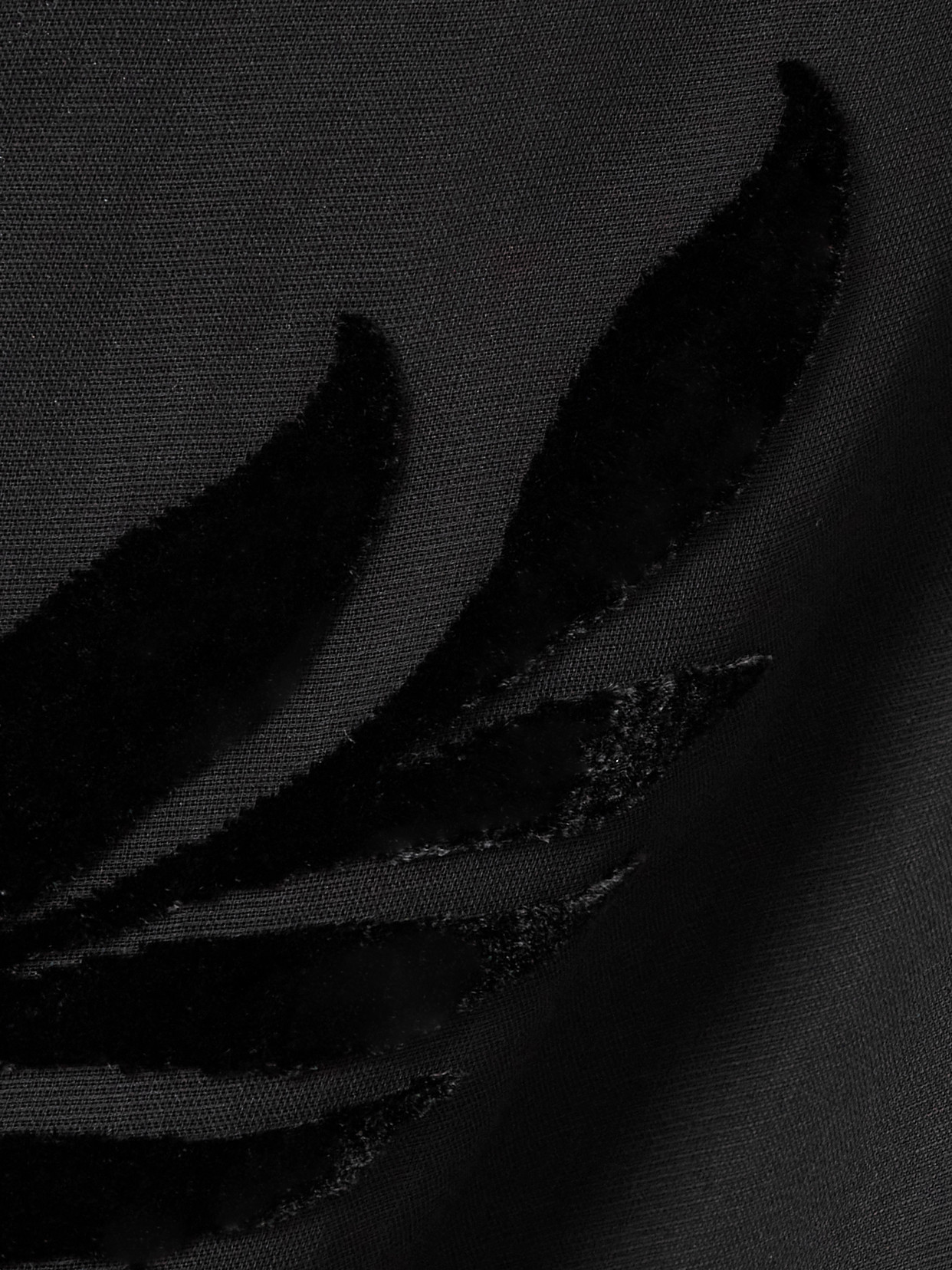 Etro Asymmetric Devoré-velvet Wrap Skirt In Black