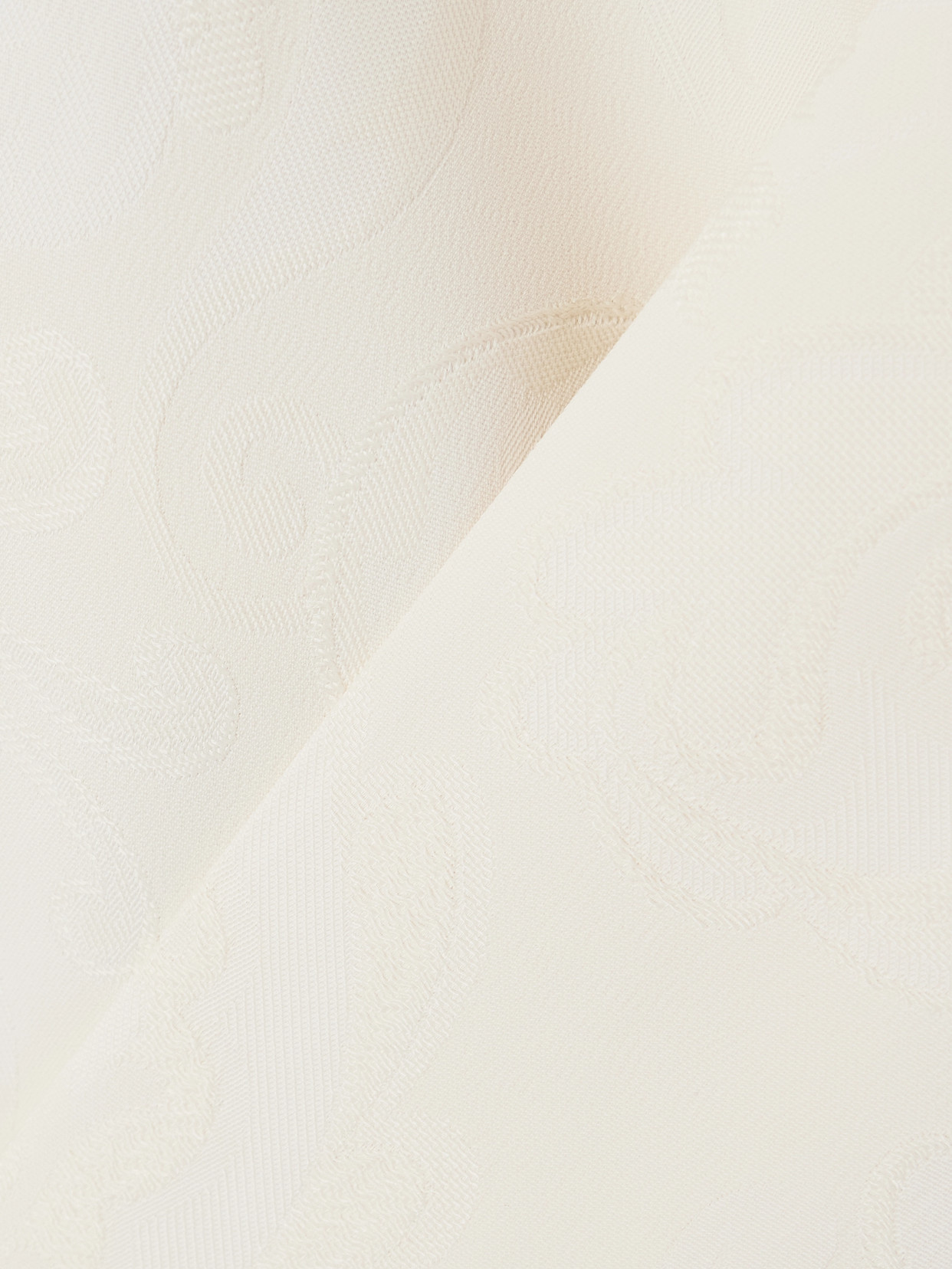 Etro Jacquard Flared Pants In Ivory