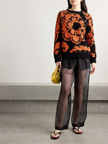 Etro Cotton-jacquard sweater