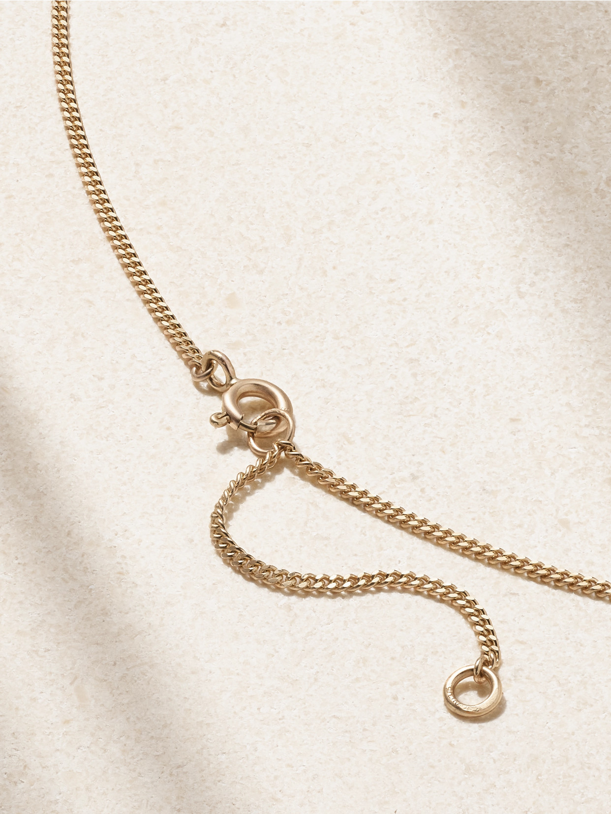 Pascale Monvoisin L'amour 9-karat Gold, Quartz And Diamond Necklace In Gold