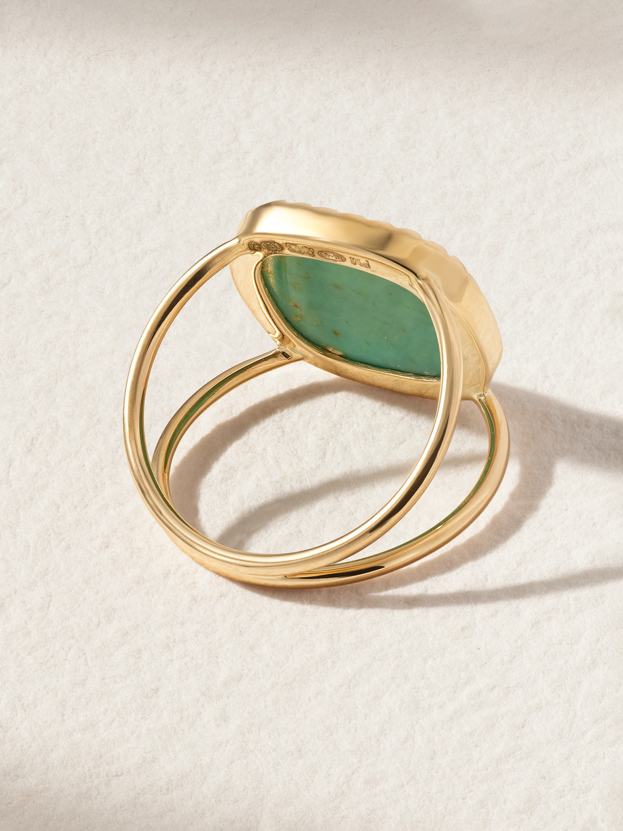 Pascale Monvoisin Bowie N°2 9-karat Gold, Turquoise And Opal Ring