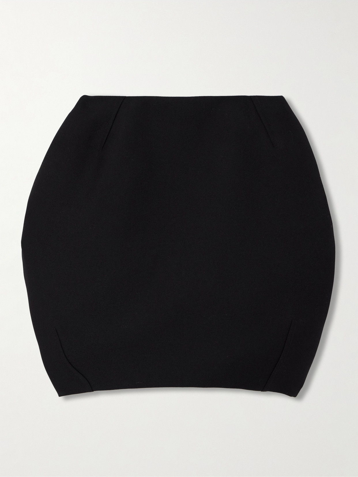 BALLY - Bubble Wool-twill Mini Skirt - Black