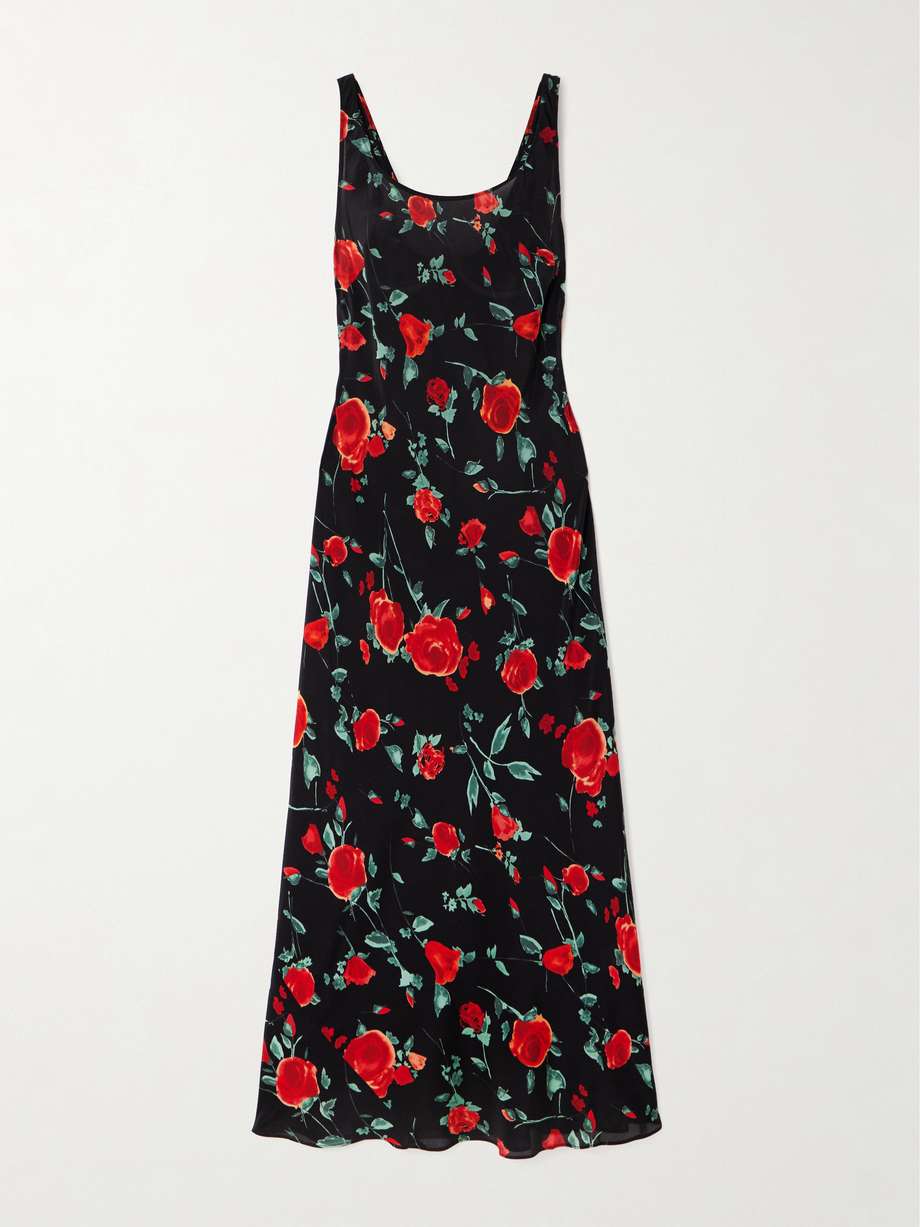 RIXO Bondi floral-print silk crepe de chine midi dress | NET-A-PORTER