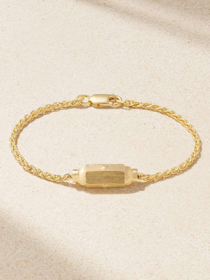 Marie Lichtenberg icro Coco 18-karat Gold Diamond Bracelet