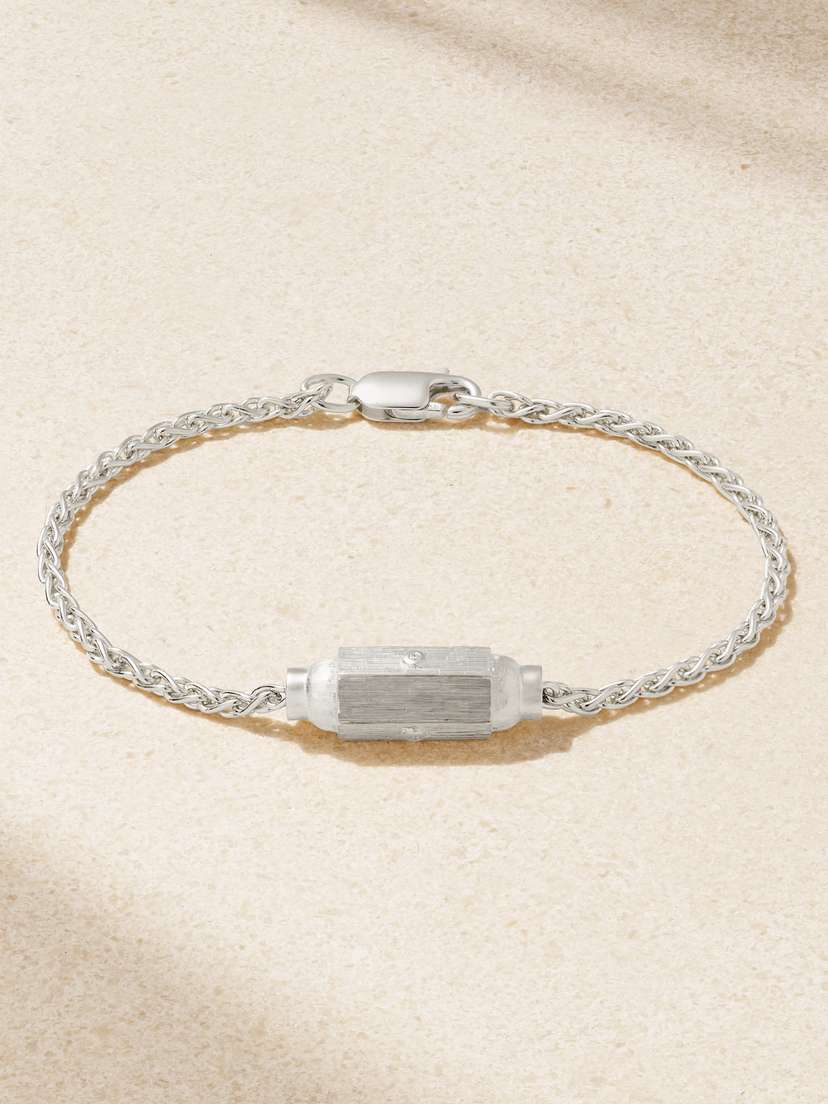 Marie Lichtenberg icro Coco 18-karat White Gold Diamond Bracelet