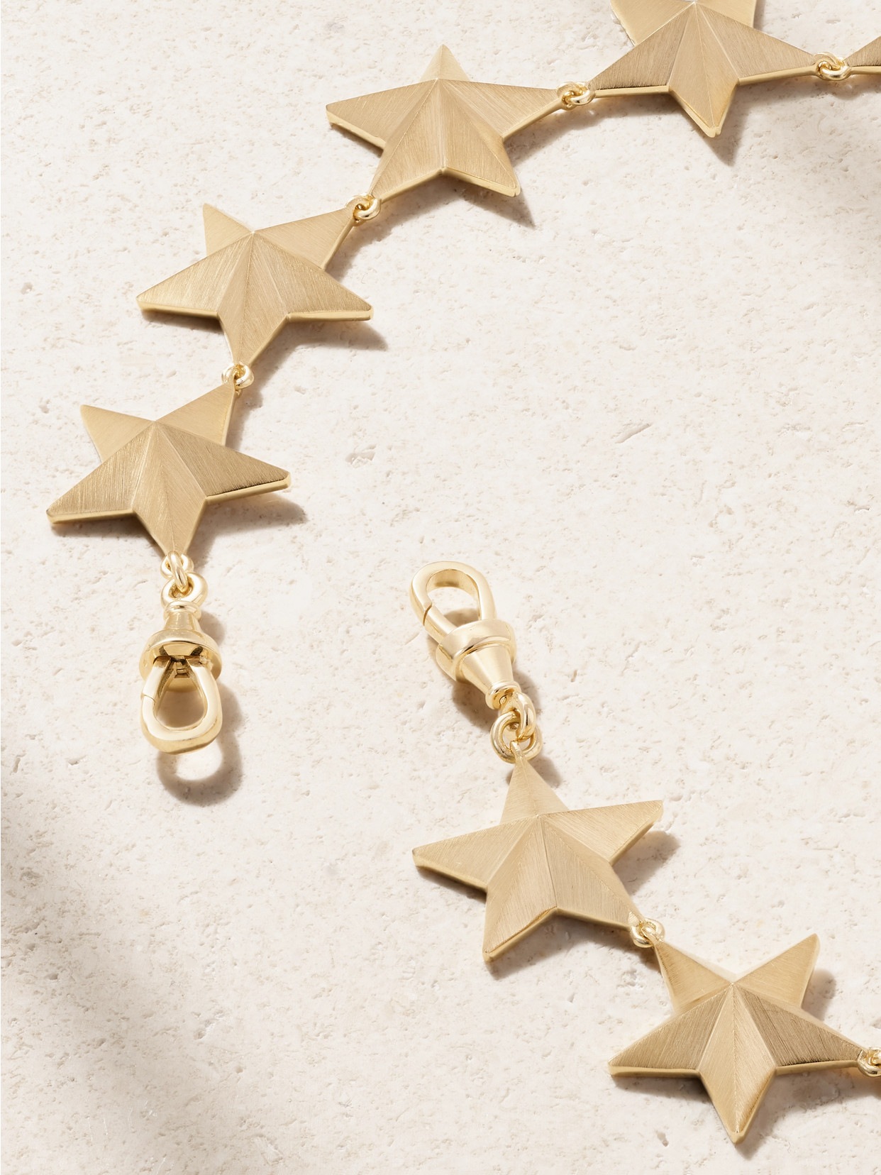 Shop Marie Lichtenberg Star 18-karat Gold Necklace