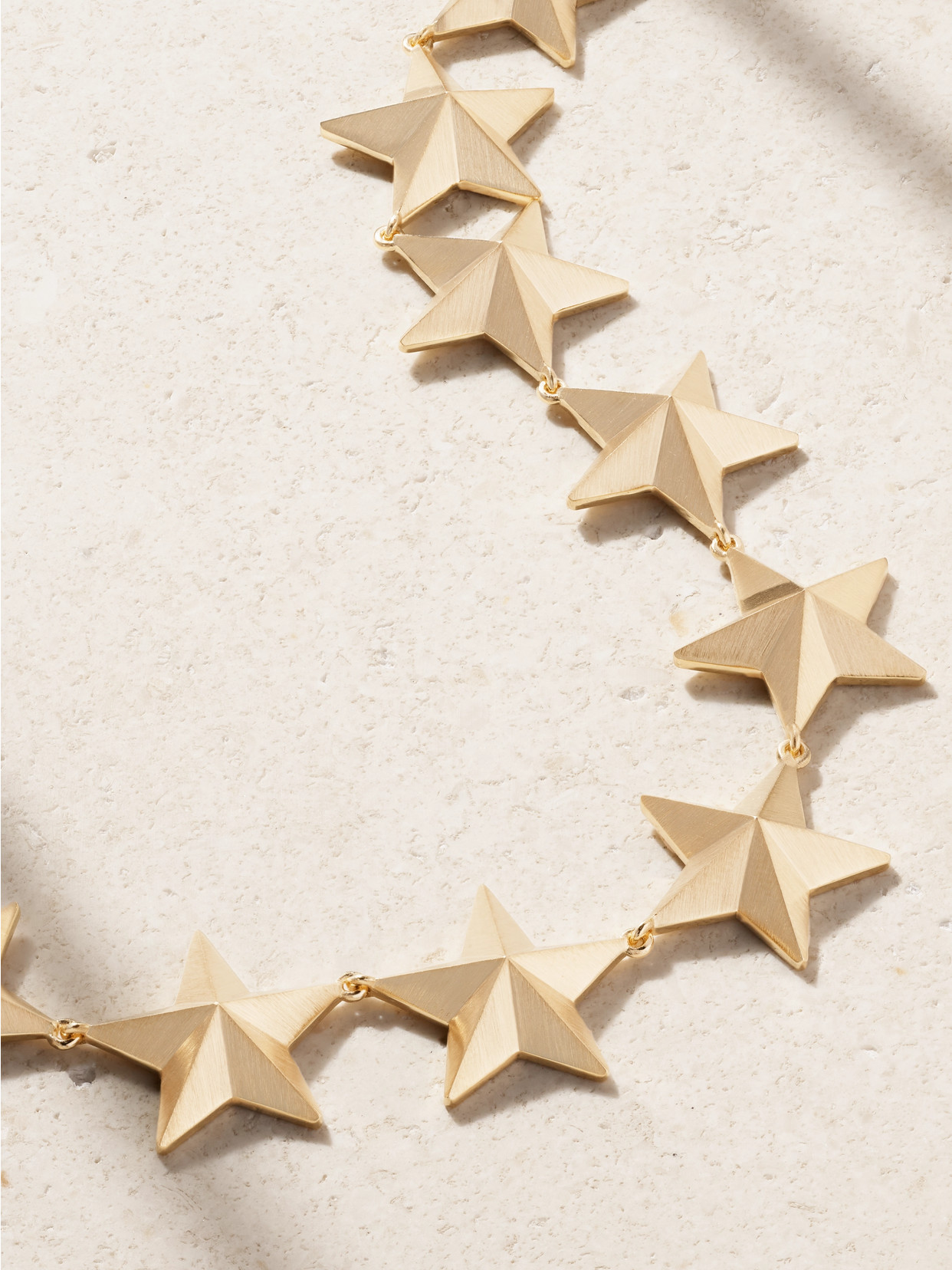 Shop Marie Lichtenberg Star 18-karat Gold Necklace