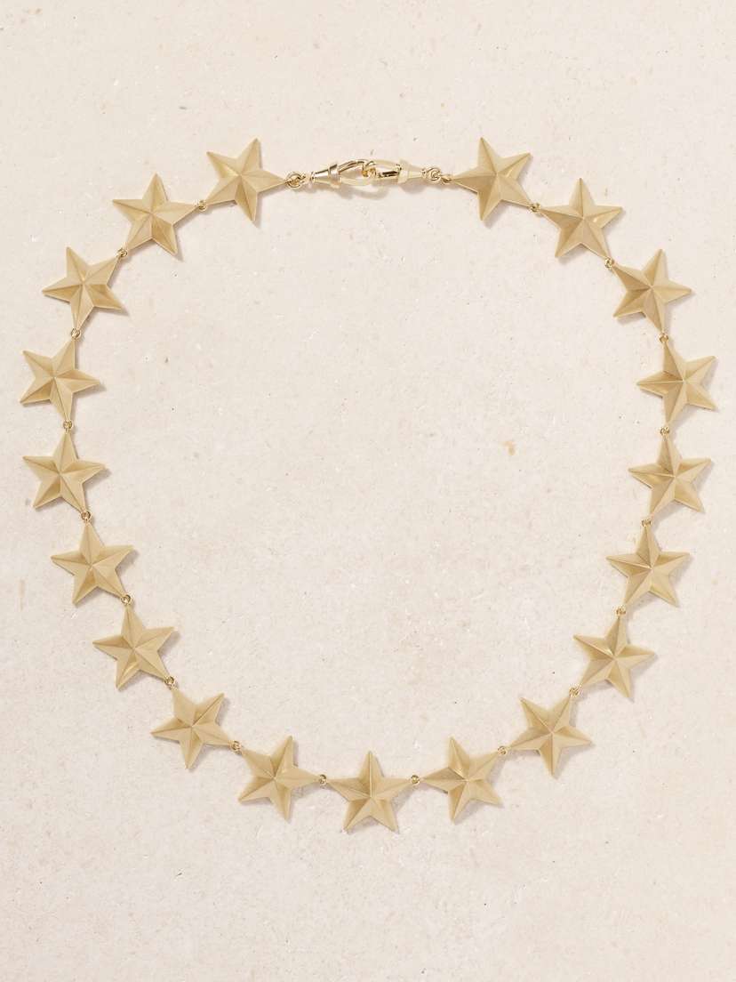 Marie Lichtenberg Star 18-karat Gold Necklace