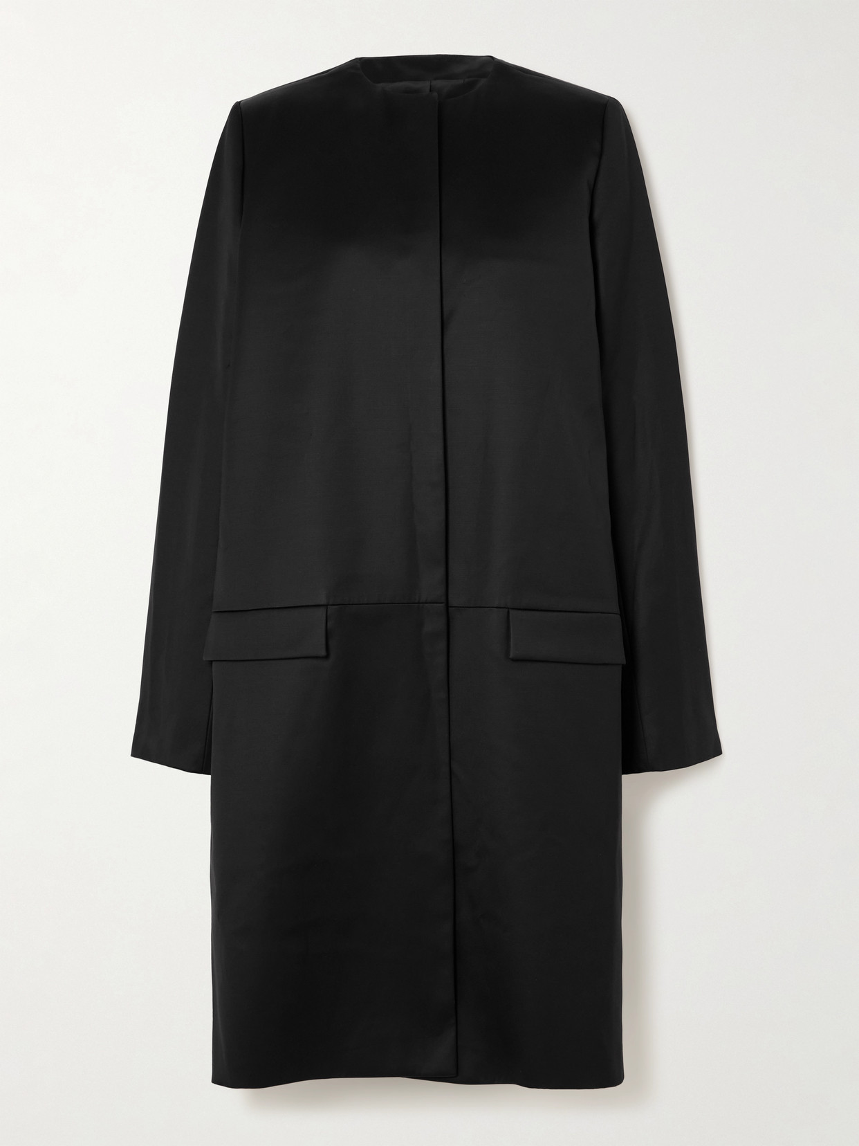 Totême Chintz Coat In Black