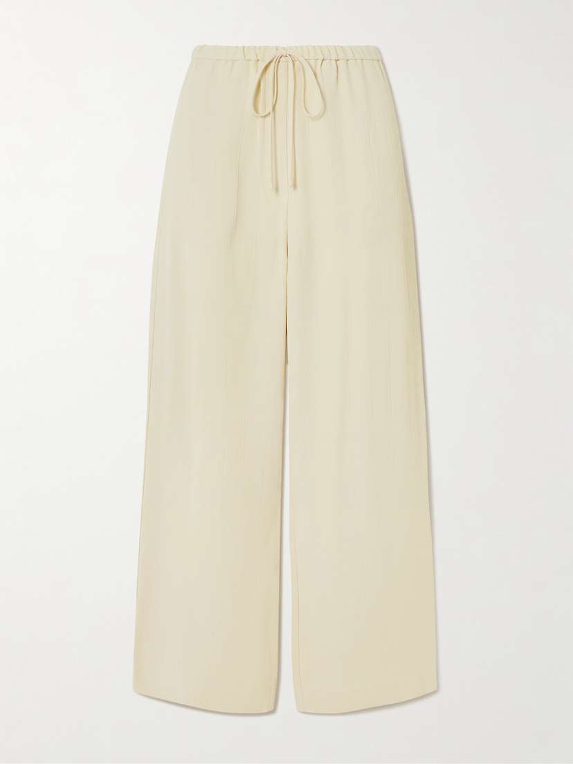 TOTEME Striped Jacquard Wide-leg Pants
