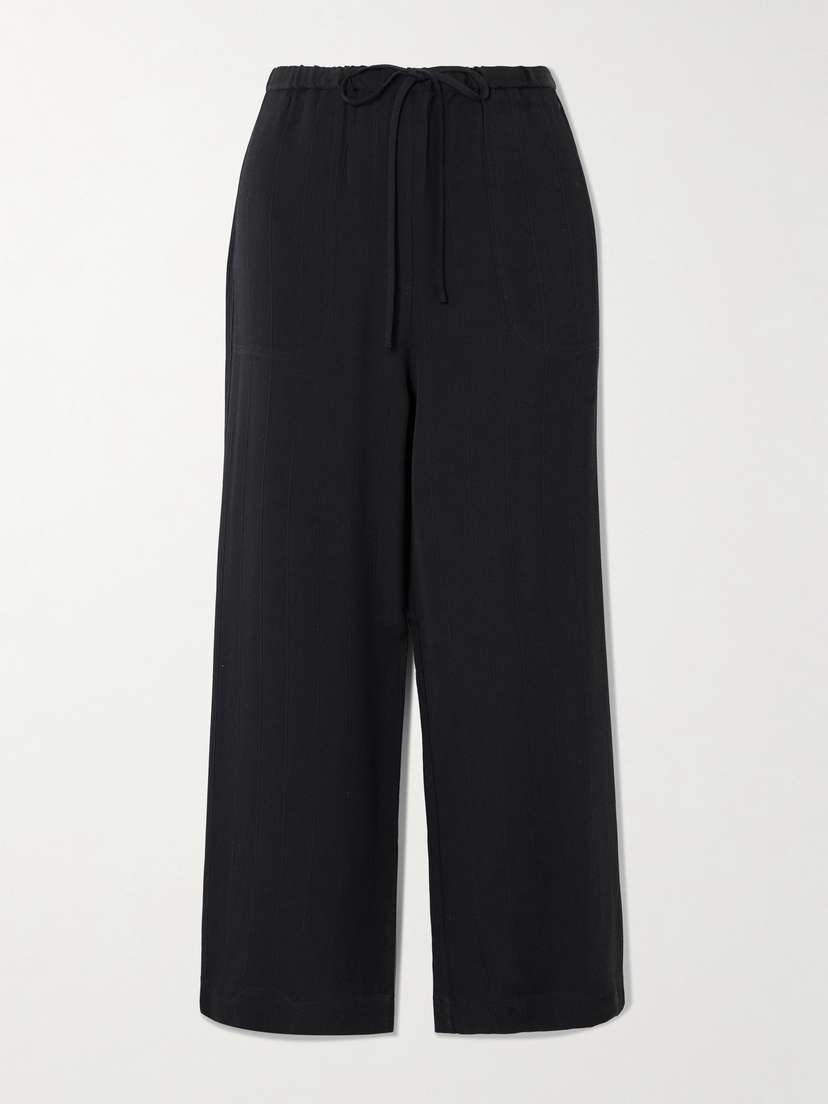 TOTEME Striped Jacquard Wide-leg Pants