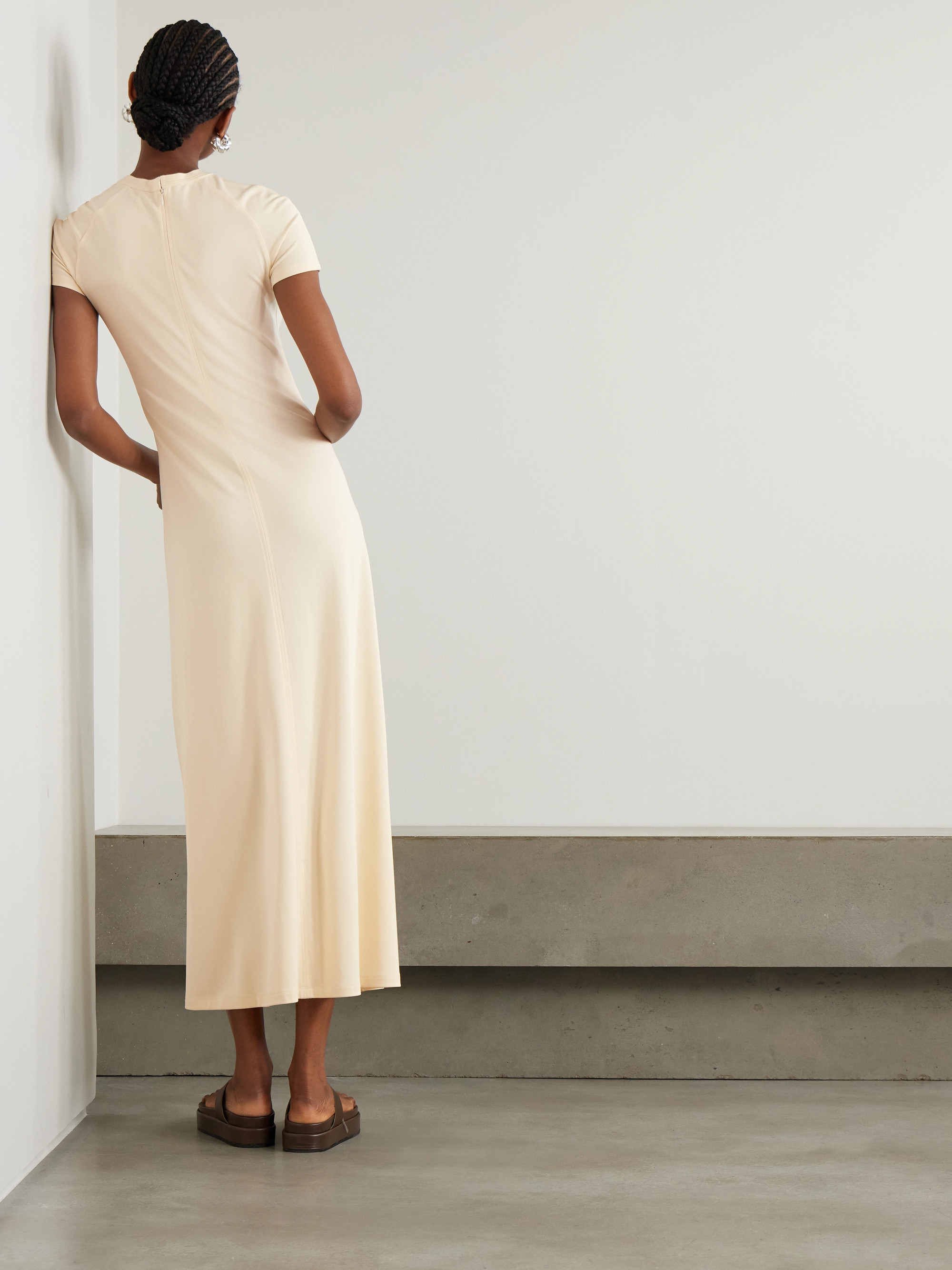 TOTEME - Stretch-jersey maxi dress | Plush