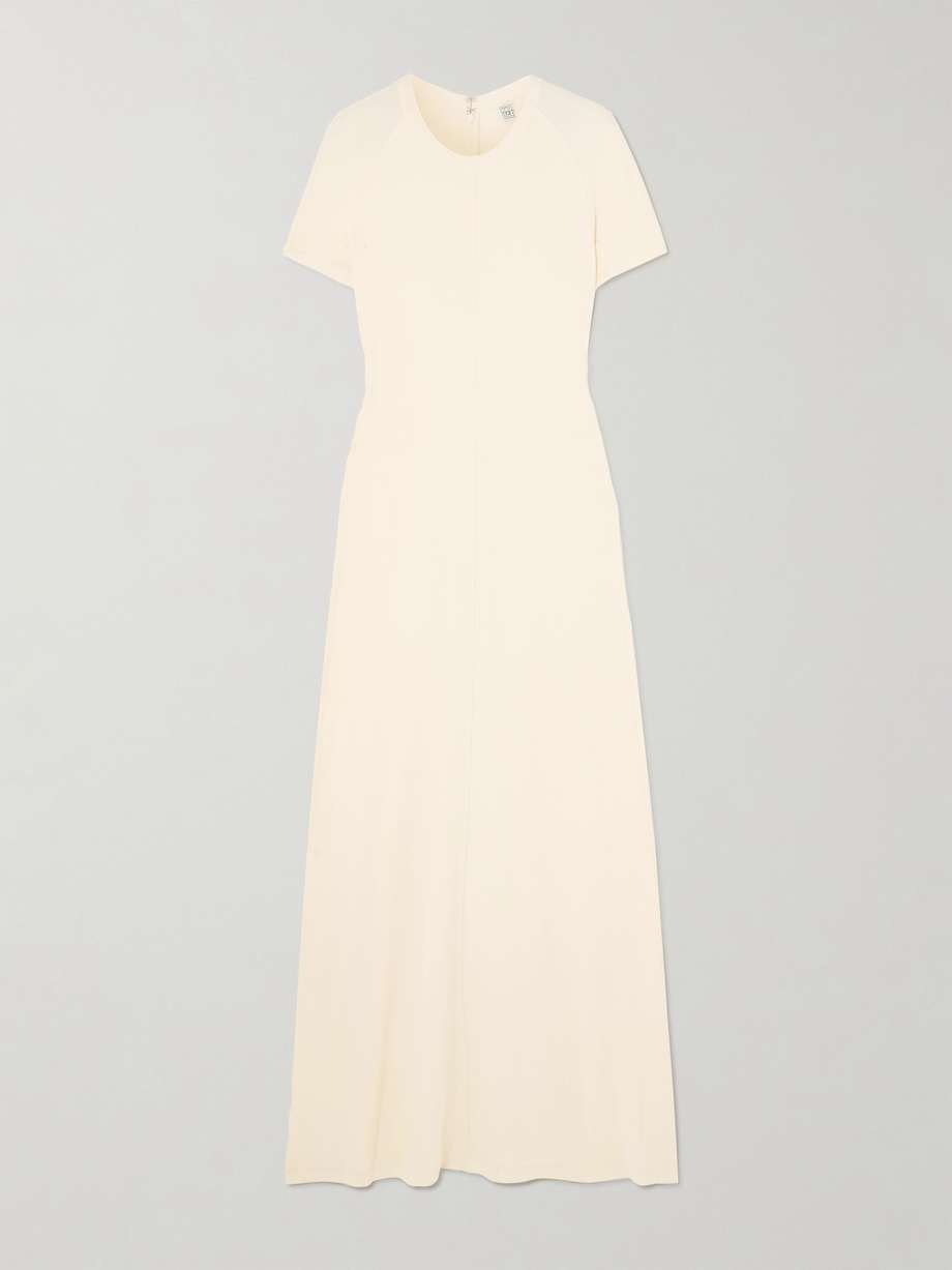stretch-jersey maxi dress