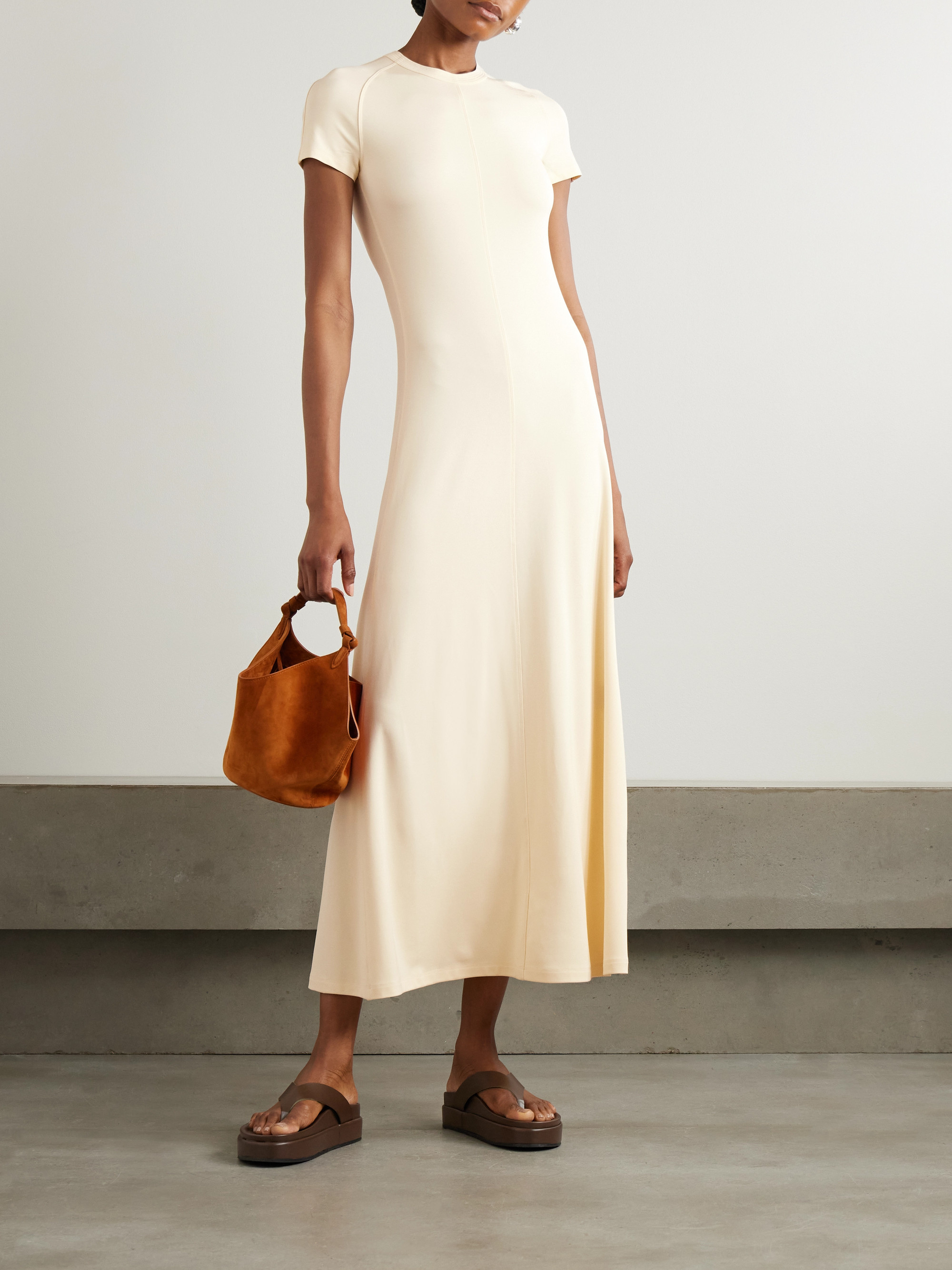TOTEME - Stretch-jersey maxi dress | Plush