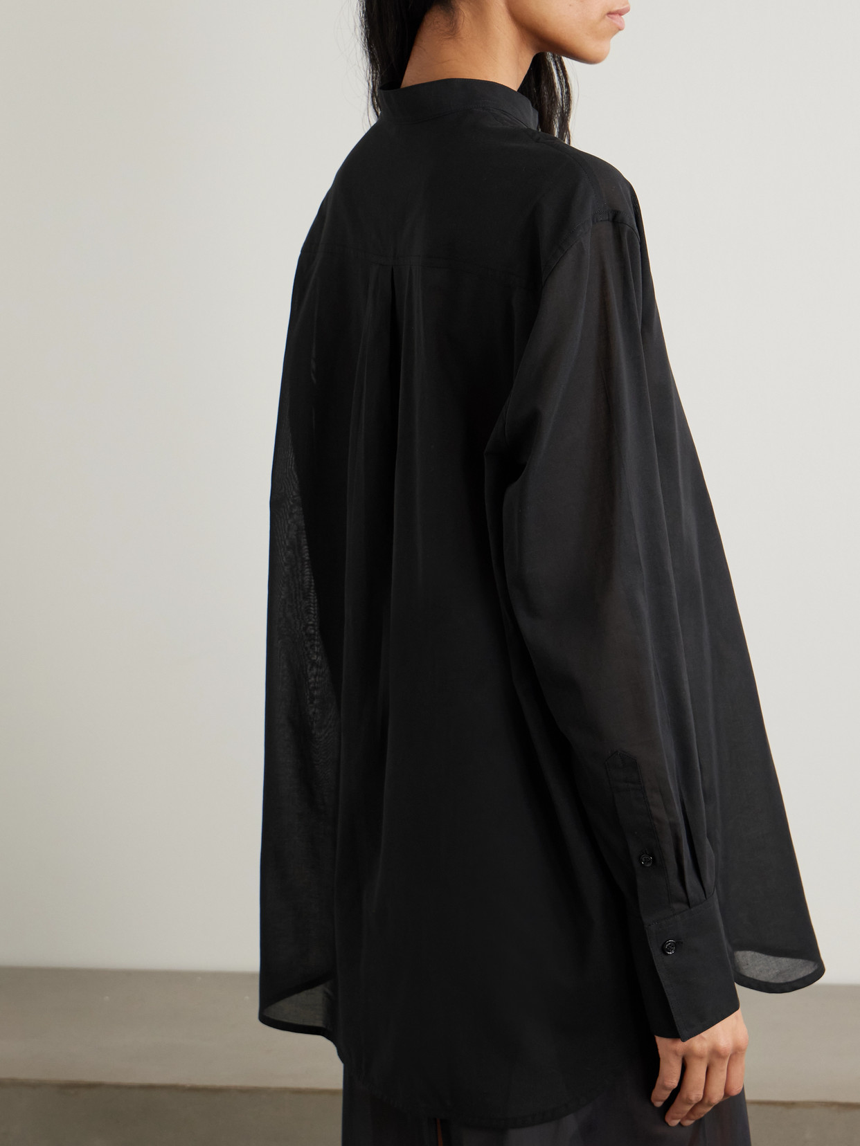 Organic Cotton-Voile Shirt