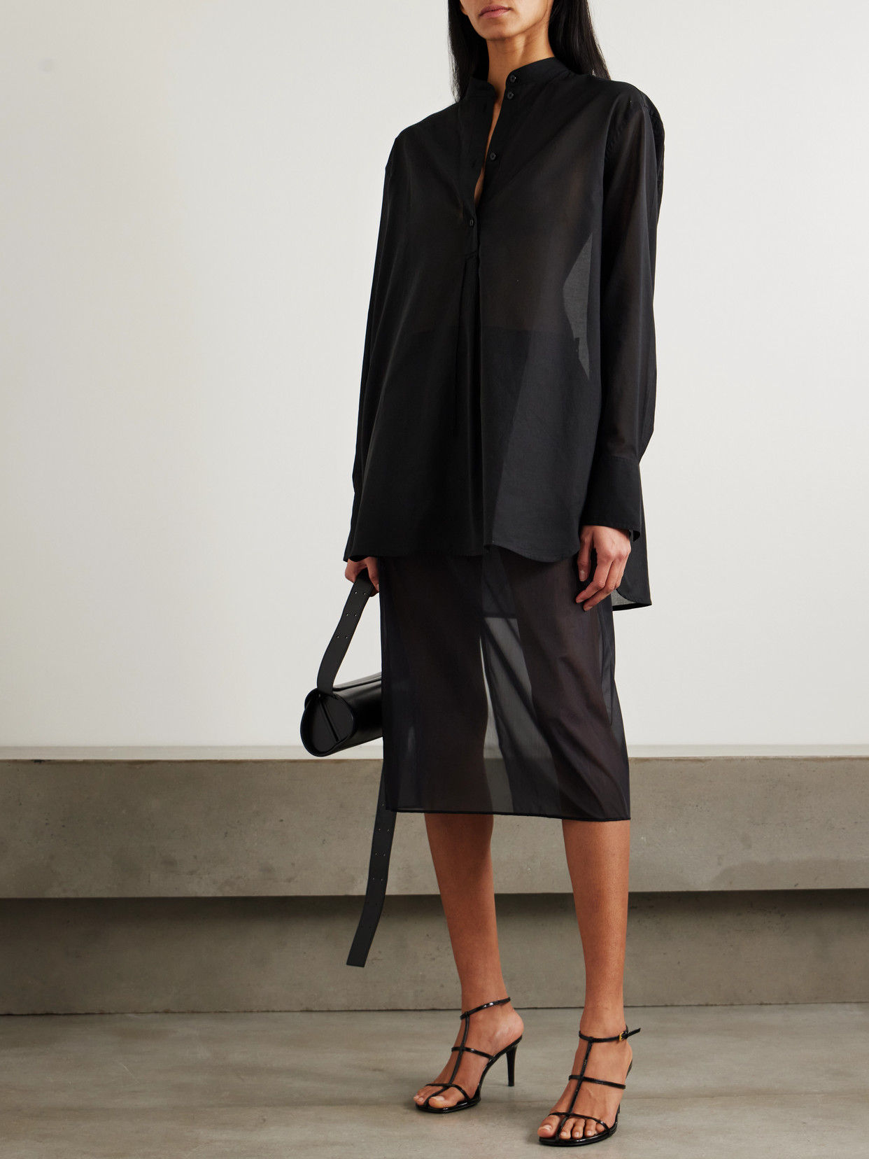 Organic Cotton-Voile Shirt