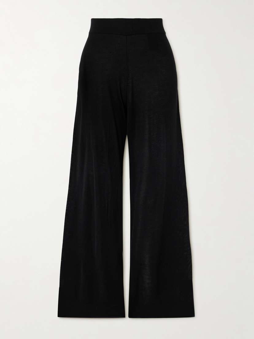 TOTEME Knitted Wide-leg Pants