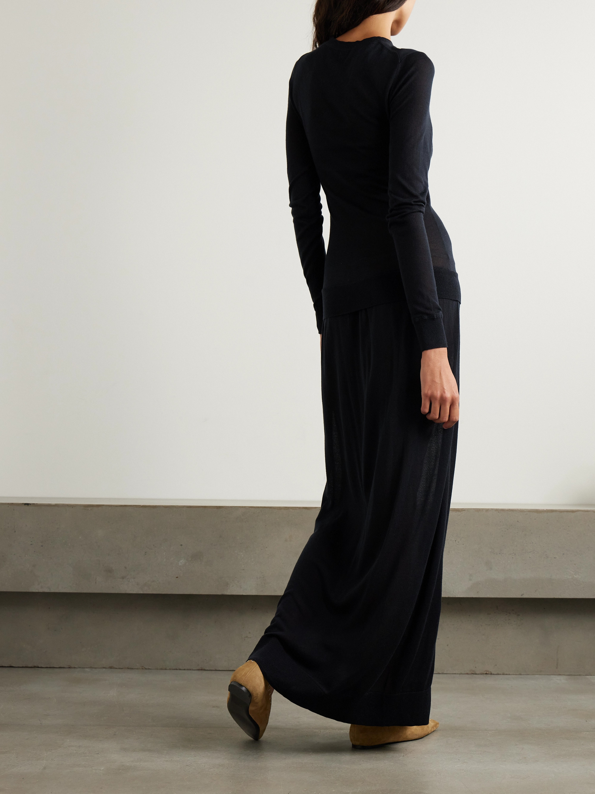 TOTEME - Silk-blend maxi dress | Plush