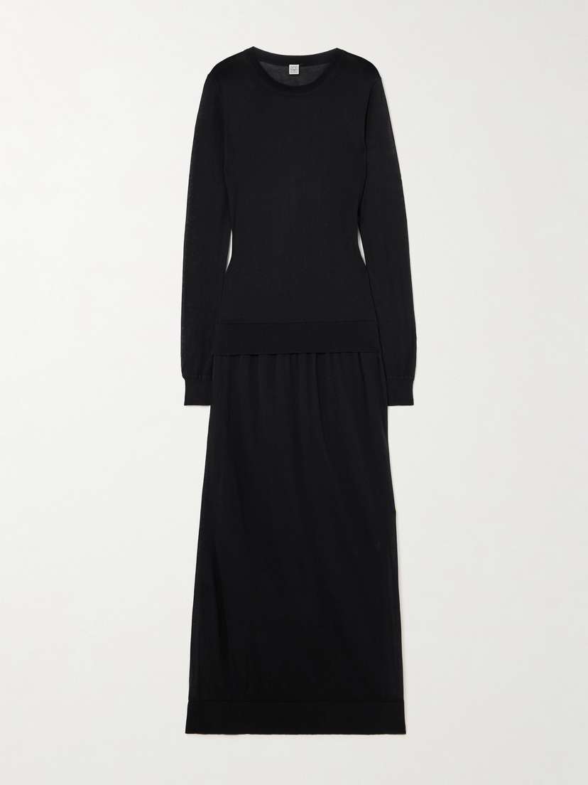 TOTEME Silk-blend Maxi Dress