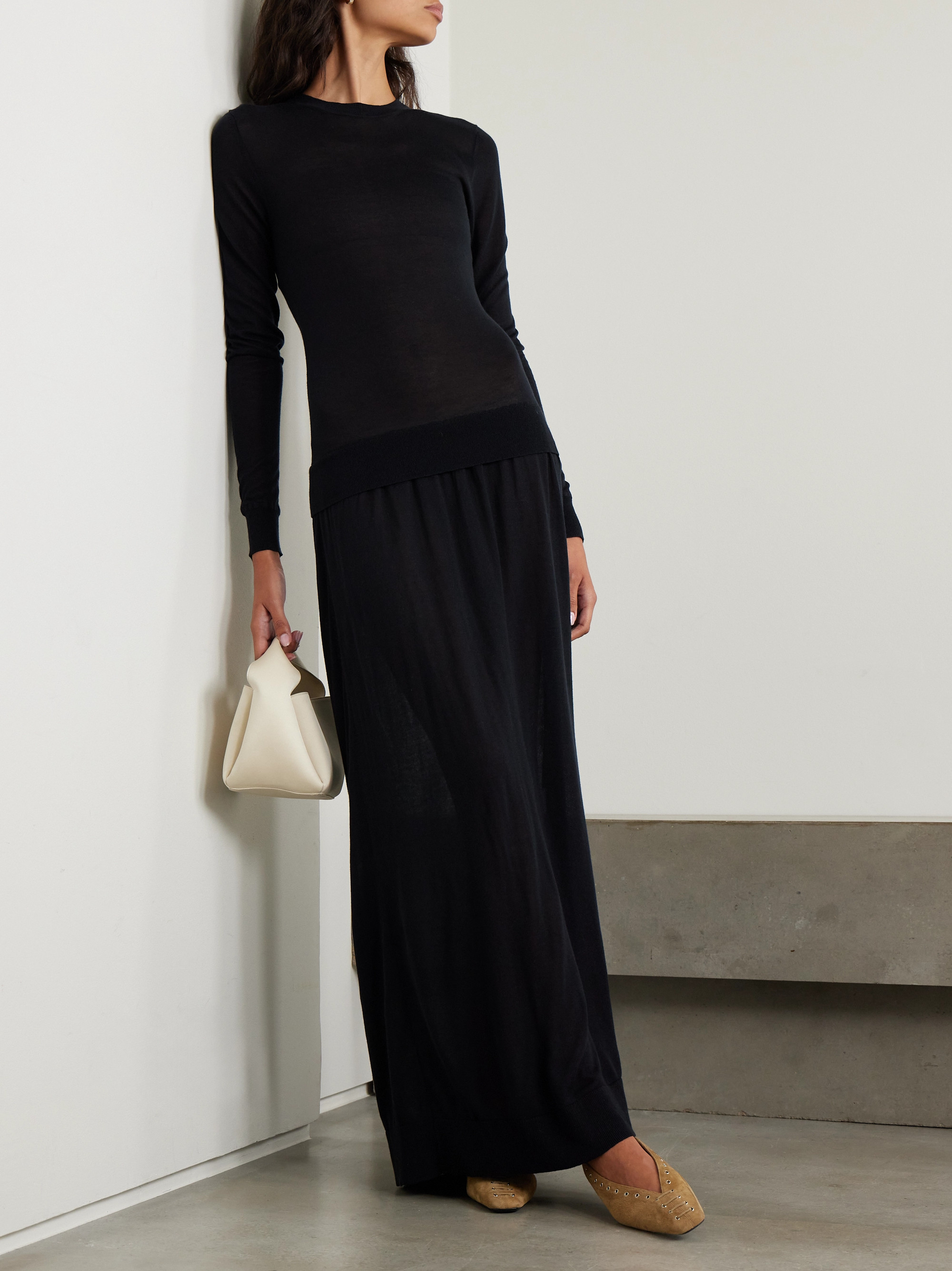TOTEME - Silk-blend maxi dress | Plush