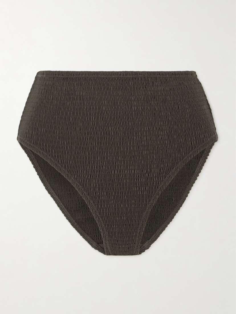 Toteme — Shirred recycled bikini briefs