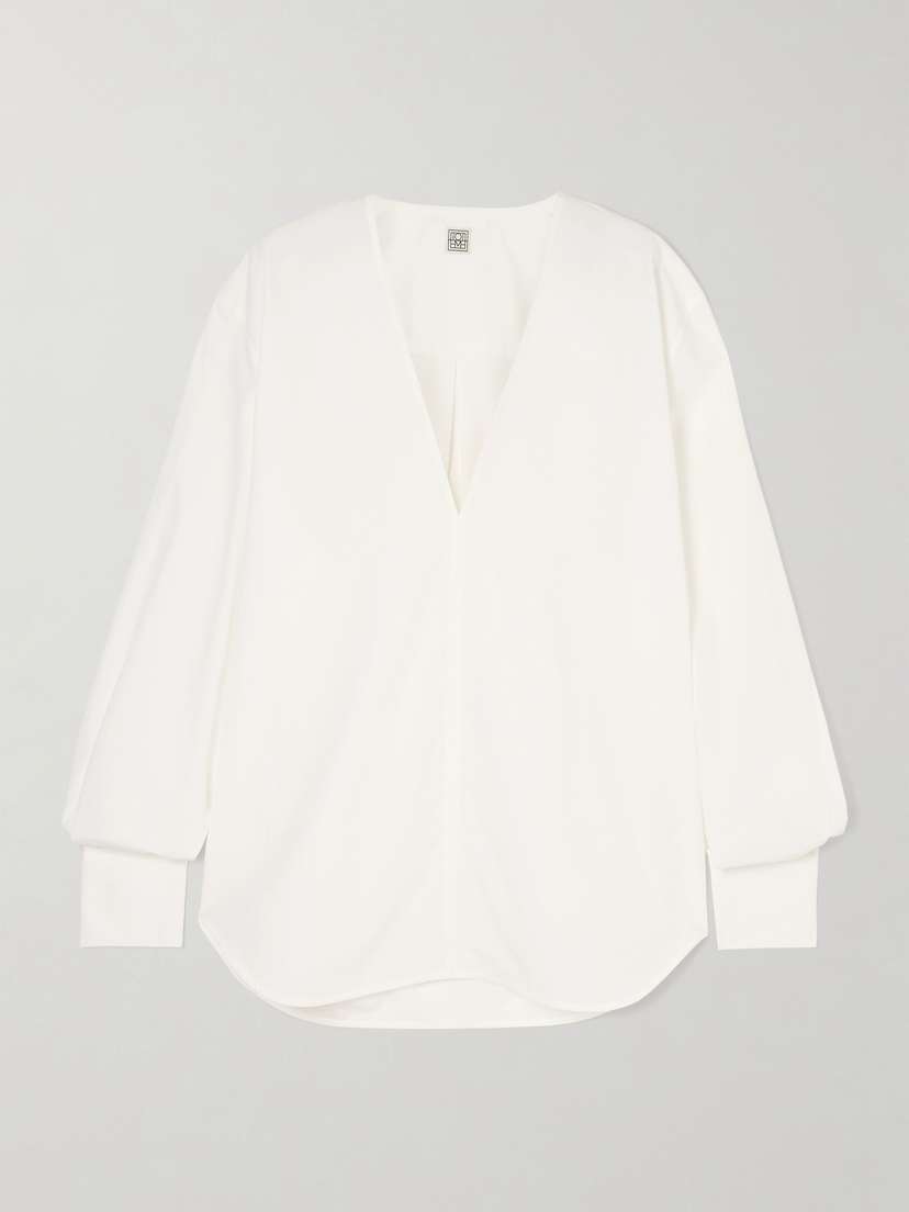 TOTEME Oversized Organic Cotton-poplin Shirt