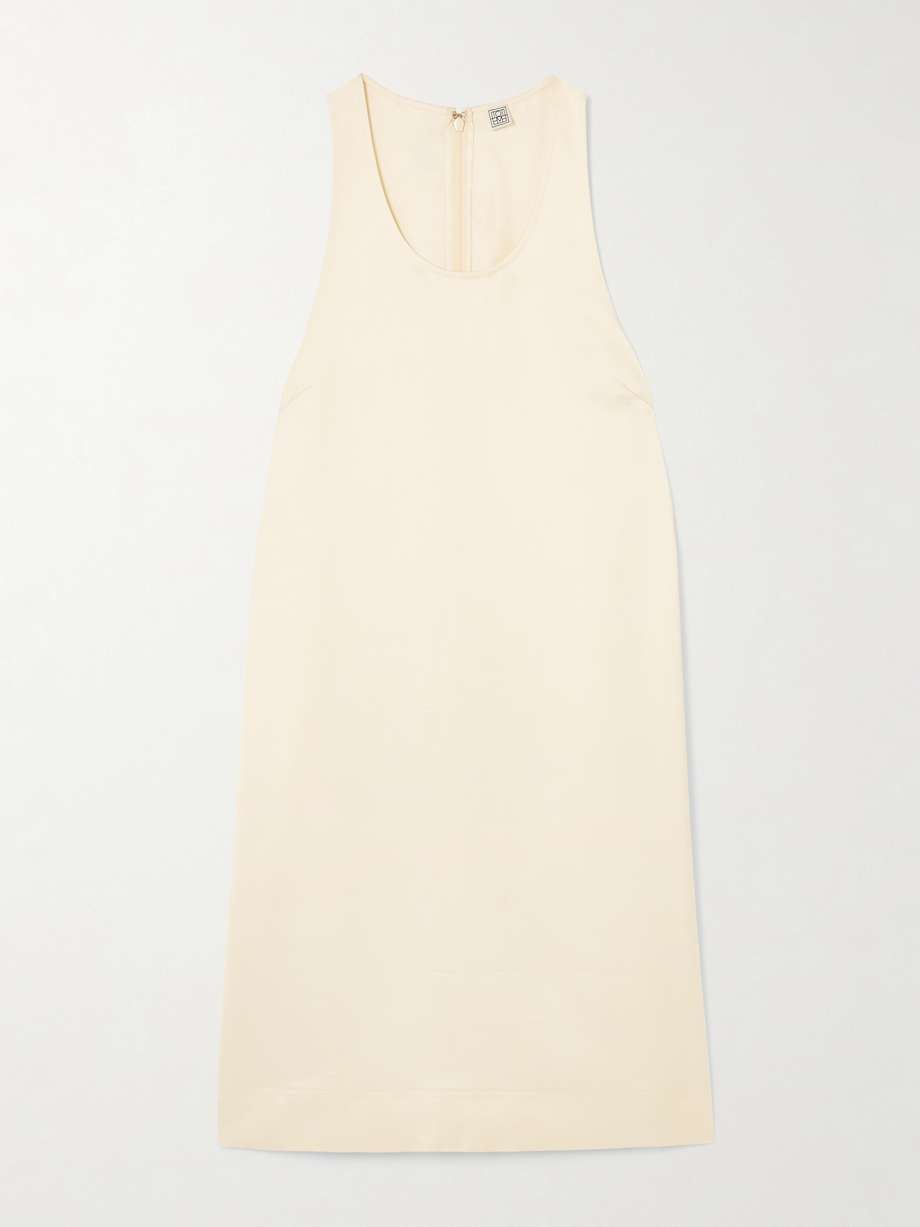 satin mini dress