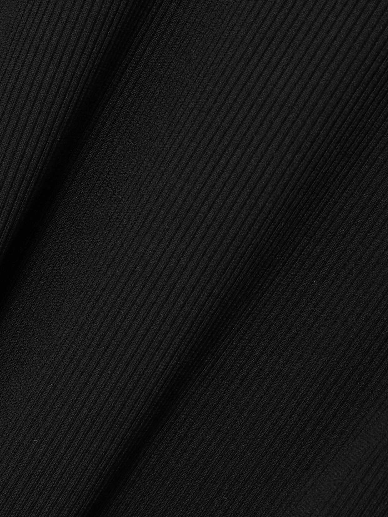 Totême Ribbed Swimsuit In Black