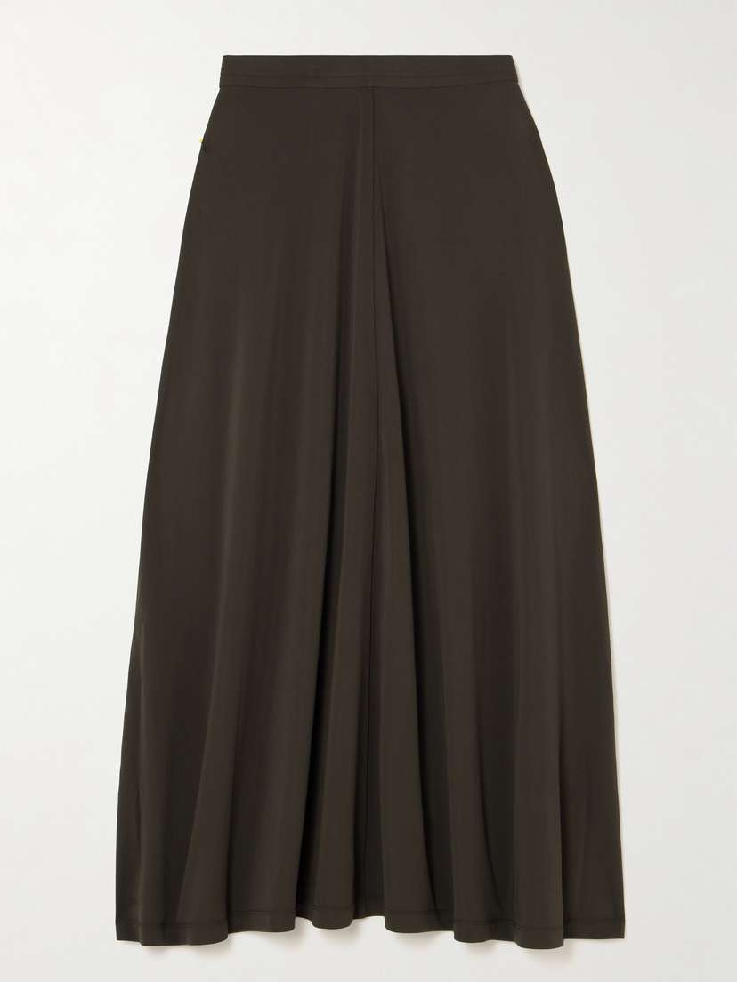 TOTEME Stretch-jersey Midi Skirt